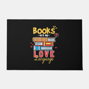 Gifts Teacher   Books Are My Love Language Doormat