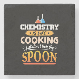 Gifts Teacher   Chemistry Is Like Cooking Stone Coaster