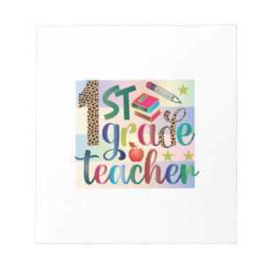 Gifts Teacher First Grade Teacher Notepad