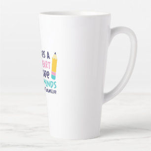 Gifts Teacher It Takes A Big Heart Latte Mug