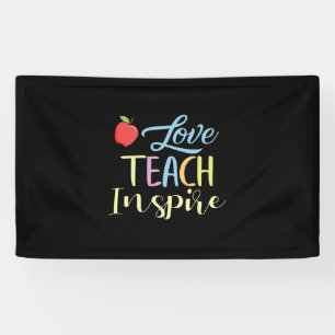 Gifts Teacher   Love Teach Inspire Banner