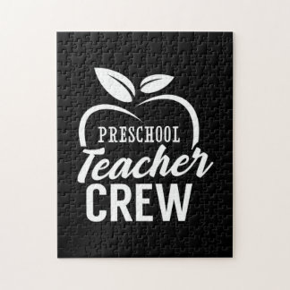 Gifts Teacher | Preschool Teacher Crew Jigsaw Puzzle