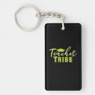 Gifts Teacher Teacher Tribe Keychain