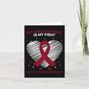 Gifts Uncle Multiple Myeloma Awareness Products Bl Card