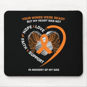 Gifts Women Men Kids In Memory Of My Dad Leukaemia Mouse Pad