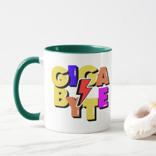 Gigabyte Computer Data Measurement Unit Mug