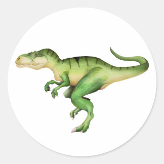 Giganotosaurus carolinii classic round sticker