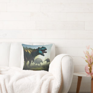 Giganotosaurus Dinosaurs Prowling, Cushion