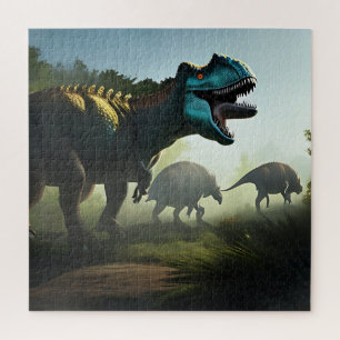 Giganotosaurus Dinosaurs Prowling, Jigsaw Puzzle
