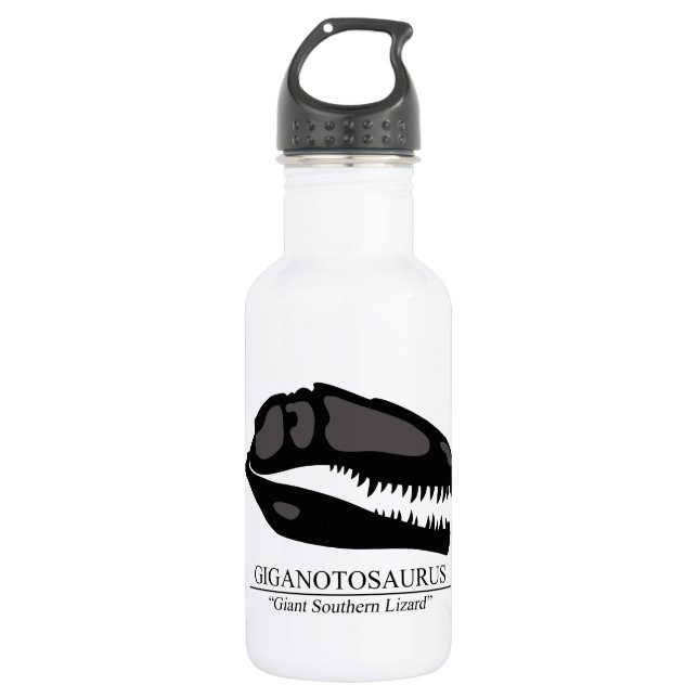 Giganotosaurus Skull 532 Ml Water Bottle (Front)