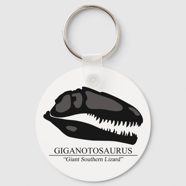 Giganotosaurus Skull Keychain (Front)