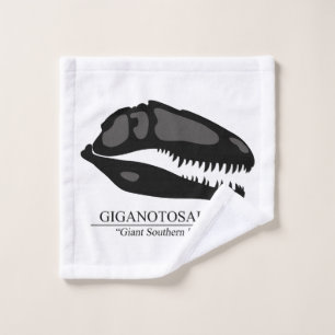 Giganotosaurus Skull Wash Cloth