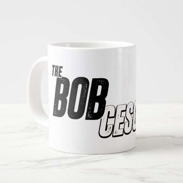 Gigantic Mug Bob Cesca Show Logo (Front Left)