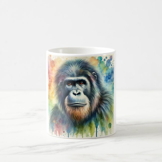 Gigantopithecus blacki 310724AREF142 - Watercolor Coffee Mug (Center)