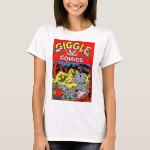 Giggle Animal Elephant Vintage Comics T-Shirt