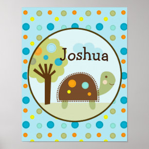 Giggle Gang/Turtle/Tree Personalized Art Poster