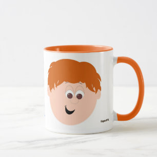 Giggle Mugs Boy Red Head