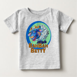 GiggleBellies Bah Bah Betty the Sheep Baby T-Shirt