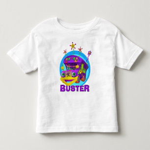 GiggleBellies Buster the Bus Toddler T-shirt