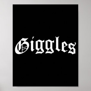 Giggles Chola Chicana Mexican American Pride Hispa Poster