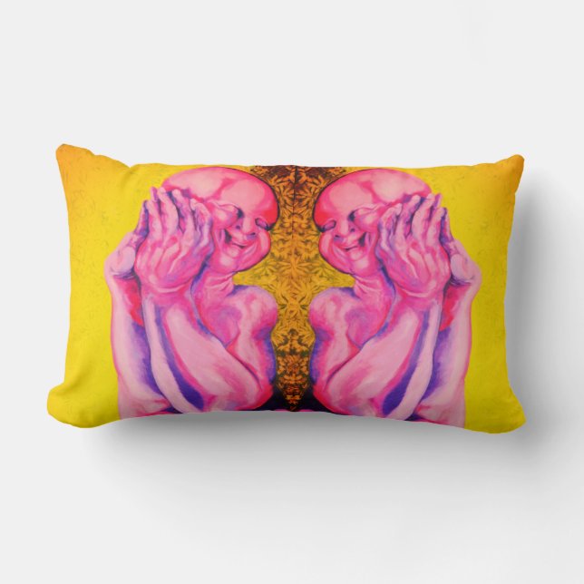 Giggles lumber throw pillow 2 (Front)