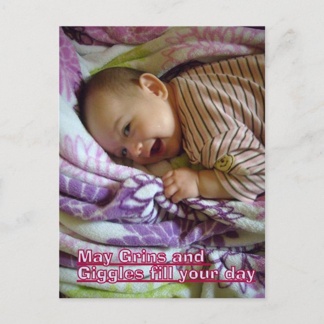 giggles Postcard (Front)