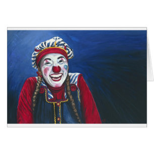 Giggles the Clown Painting