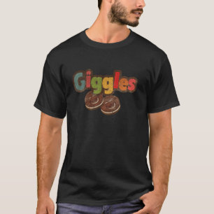Giggles Vintage Cookies 1985 Funny 90s Kid America T-Shirt