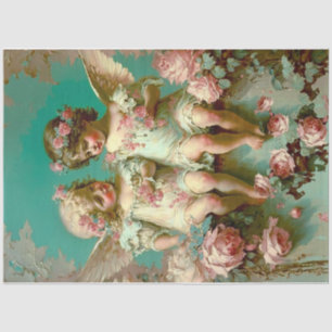 Giggling Girls cherubs Tissue Paper