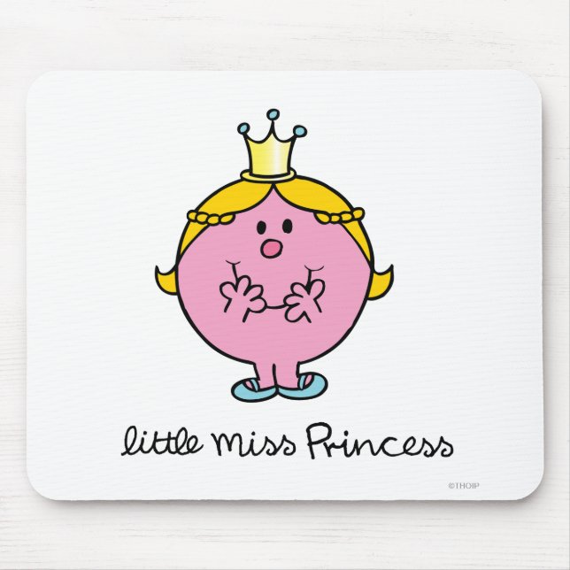 Giggling Little Miss Princess Mouse Pad (Front)