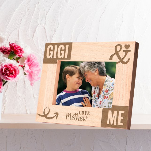 Gigi and Me photo Gift Etched Frames (Creator Uploaded)