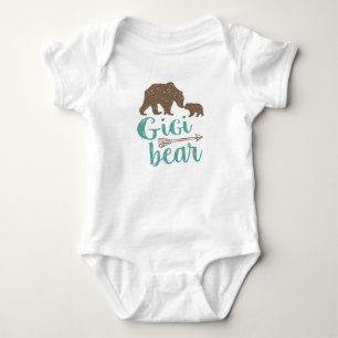 Gigi Bear Cute Great Grandma Gift Baby Bodysuit