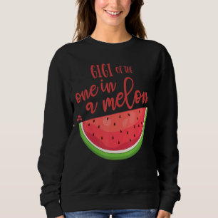 Gigi Birthday One In A Melon Watermelon Theme Boy Sweatshirt