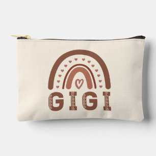 Gigi Boho Rainbow Cute Grandma Gift Accessory Pouch
