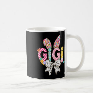 Gigi Bunny Ears Colourful Easter Floral Theme Coffee Mug