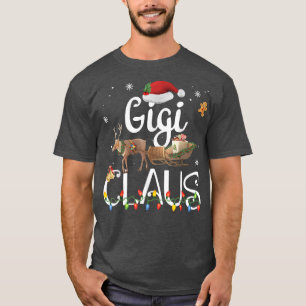 Gigi Claus Funny Grandma Santa Pajamas Christmas G T-Shirt