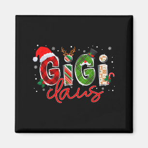 Gigi Claus Santa Claus Family Matching Christmas P Magnet