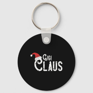 Gigi Claus - Traditional Santa Matching Family Chr Keychain