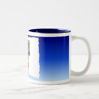 Gigi Cooking Blue Two-Tone Coffee Mug