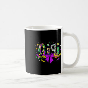 Gigi Coquette Bow Mardi Gras Women Mom Mother Carn Coffee Mug
