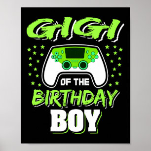 Gigi De L'Anniversaire Jeu Vidéo Boy Décorations