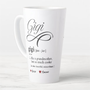 Gigi Definition Latte Mug