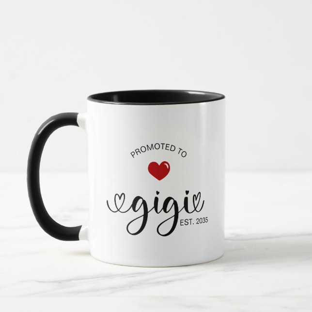 Gigi Established New Grandmother Gift Mug (Left)