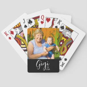 Gigi Established Photo Gift Playing Cards