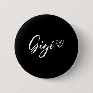 Gigi For Grandma Grandmother Announcement Mothers 2 Inch Round Button