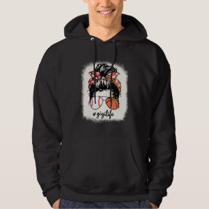 Gigi Life Baseball Basketball Vintage Mother s Day Hoodie