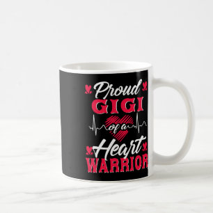 Gigi Of A Heart Warrior Chd Awareness  Coffee Mug