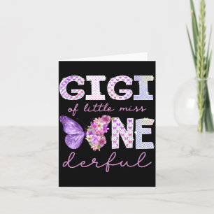 Gigi of Little Miss Onederful Butterfly 1st Card