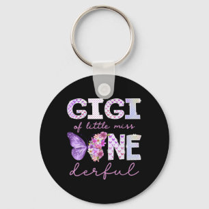 Gigi of Little Miss Onederful Butterfly 1st Keychain