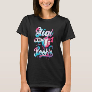 Gigi of Rookie 1st Birthday Baseball Drip Family M T-Shirt